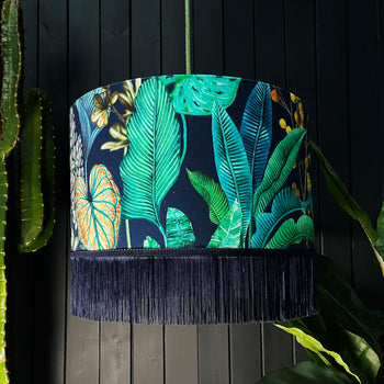 Animalesque Velvet Lampshades