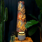 Love Frankie Big Cat Rust King Cone Lampshade