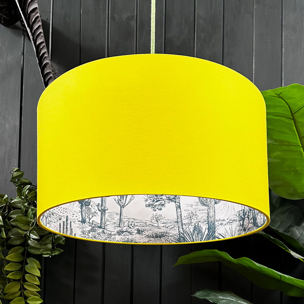 love frankie Wild West silhouette lampshade in petrol
