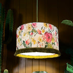 Love Frankie Woodstock Lampshade parchment lining salt