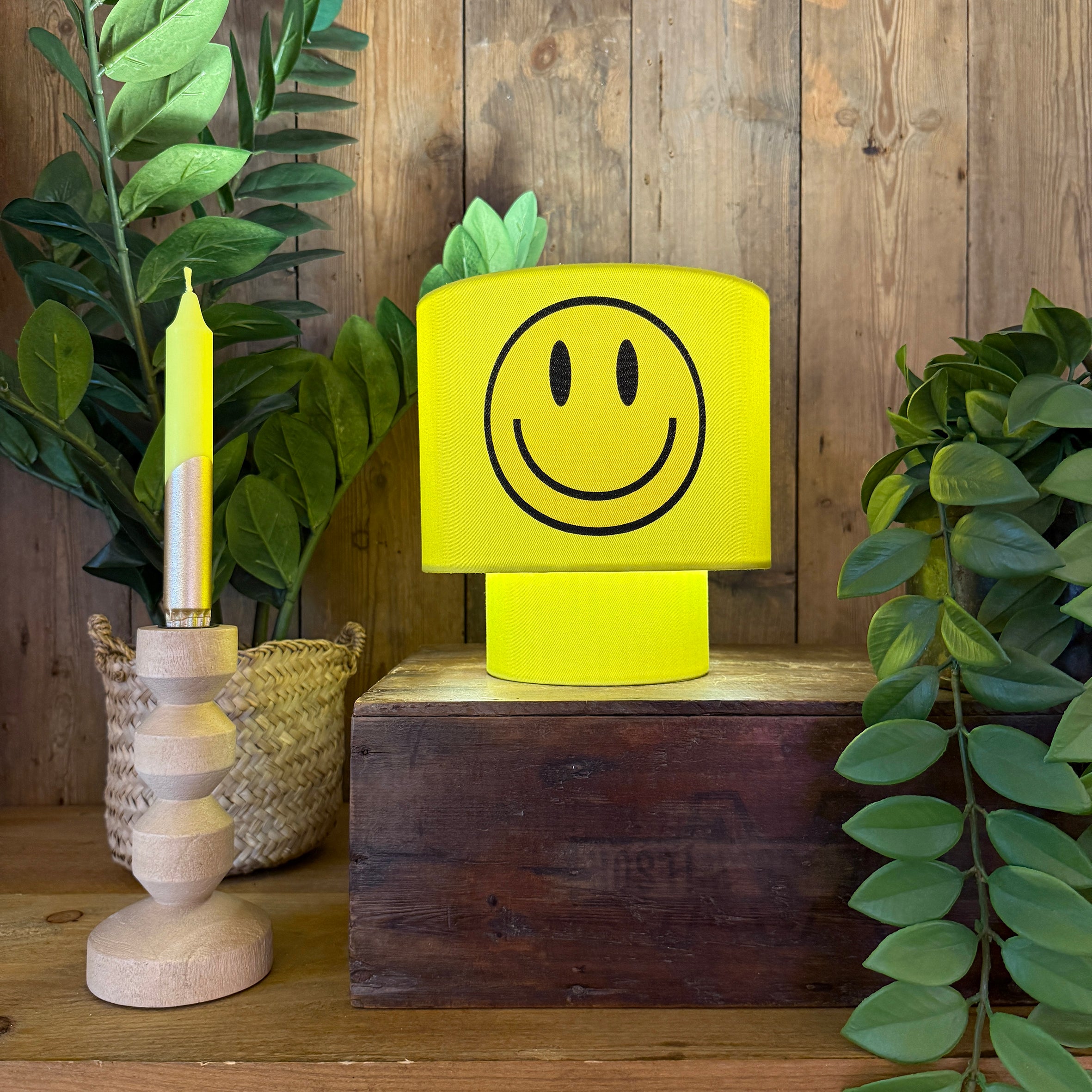 Smiley Glow Lamps in Sunshine Yellow