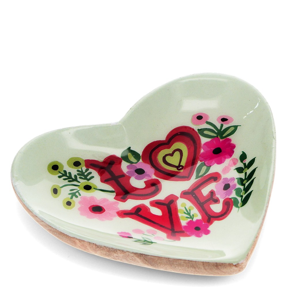 Love Heart-Shaped Trinket Dish