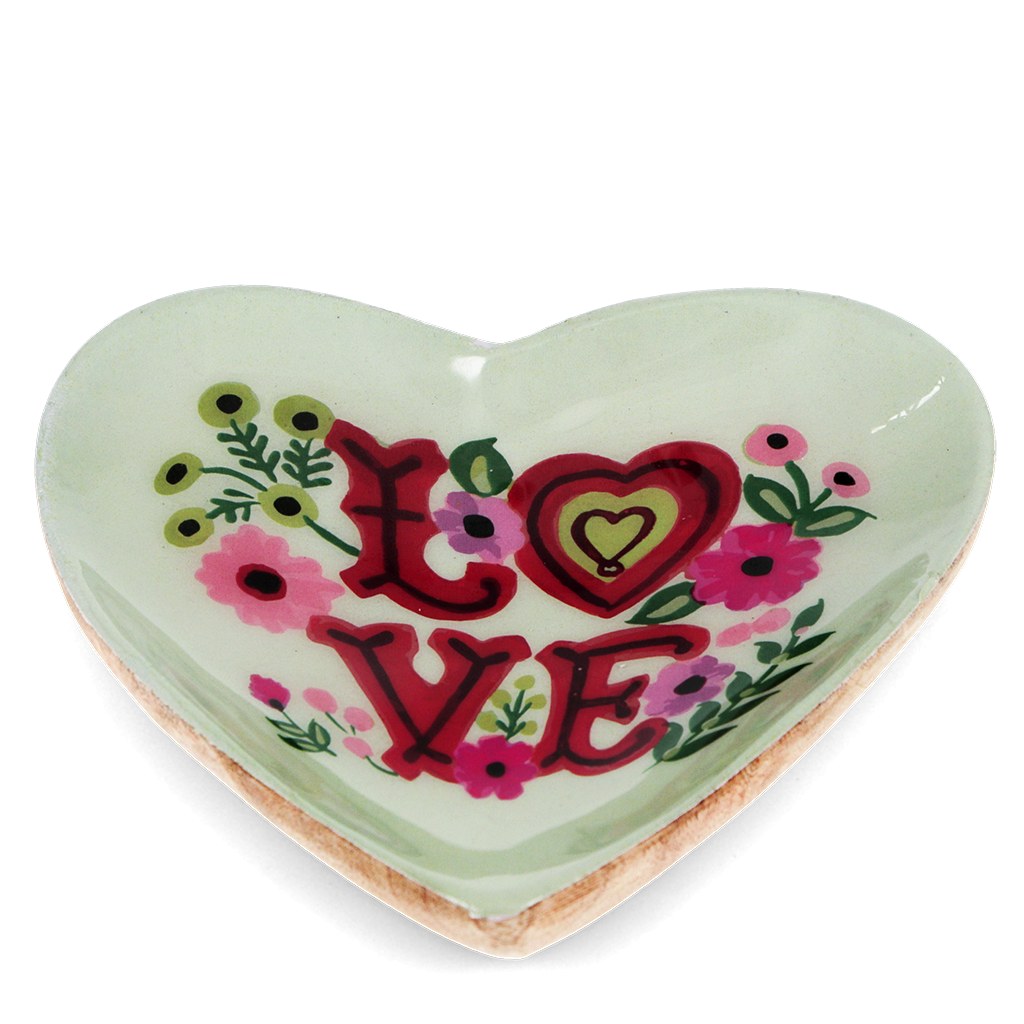 Love Heart-Shaped Trinket Dish