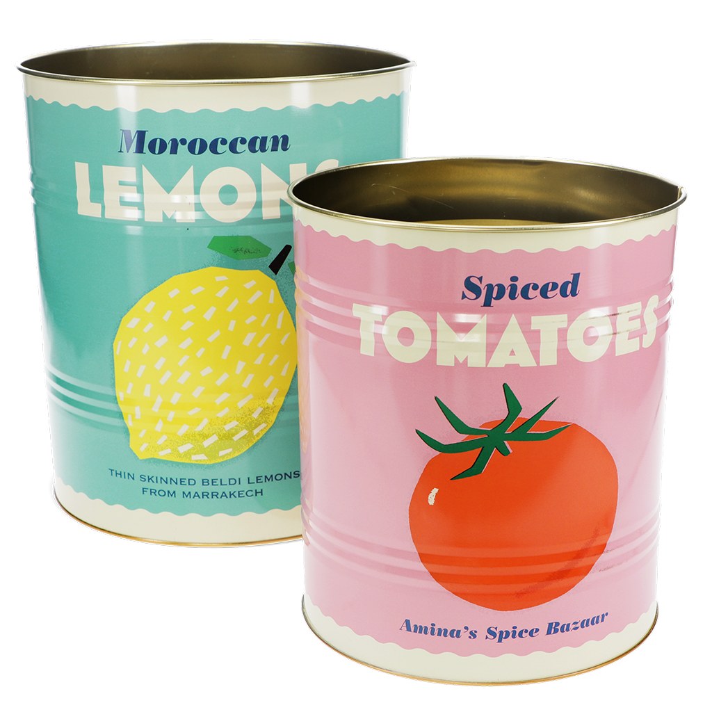 Spiced Tomato & Moroccan Lemon Storage Tins