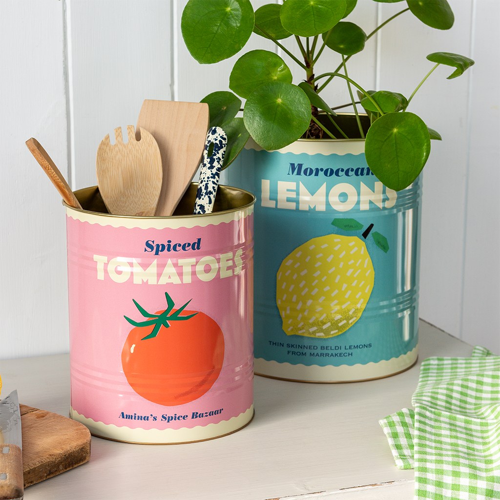 Spiced Tomato & Moroccan Lemon Storage Tins