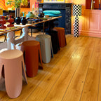 Love Frankie padded boucle stools