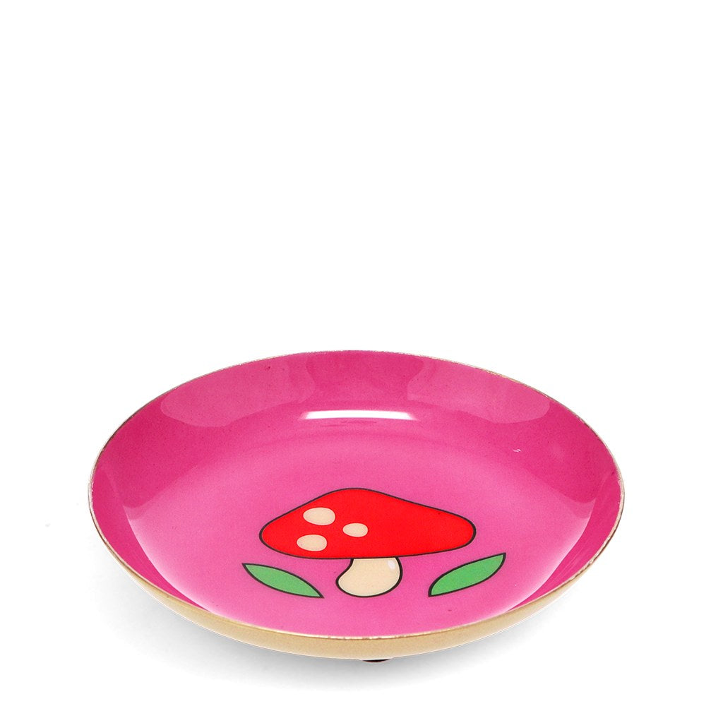 Toadstool Enamel Trinket Dish