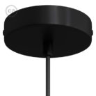 Matt Black Metal Ceiling Rose