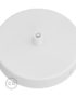 Matt White Metal Ceiling Rose
