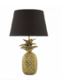 Antique gold pineapple table lamp
