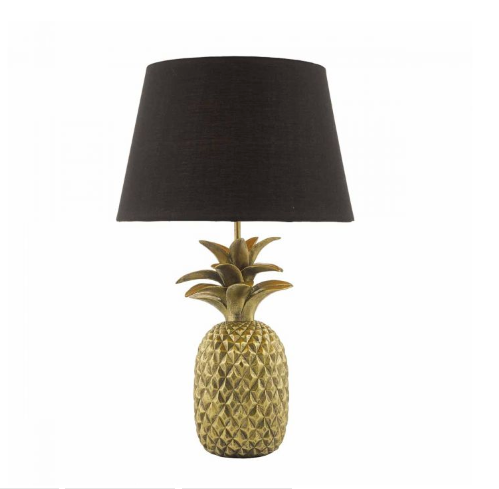 rose gold pineapple lamp