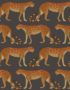 Cole & Son's Leopard Walk in Tangerine