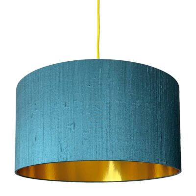 Blue Lamp Shades Handmade To Order Love Frankie Blue Lamp Shades Handmade To Order, Blue Copper Lamp Shade
