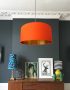 Orange and Copper Lampshade