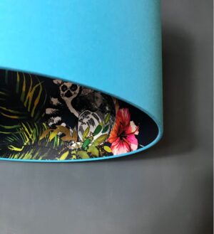 Sky Blue lemur lampshade