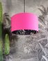 Midnight ChiMiracle Wallpaper Silhouette Lampshade in Bubblegum Pink