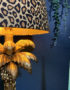 leopard print French drum lampshade