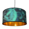 Cole & Sons Palm jungle and gold lined Lampshade
