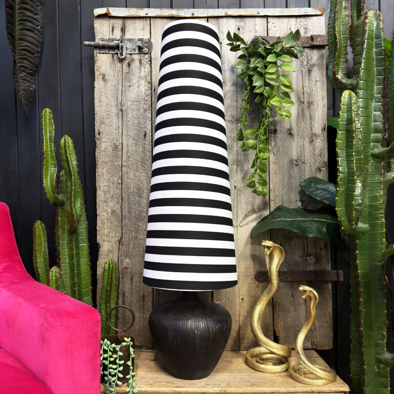 love frankie cone lampshade in circus stripes