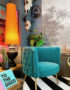 KING & QUEEN OVERSIZED CONE LAMPSHADES IN PUMPKIN COTTON