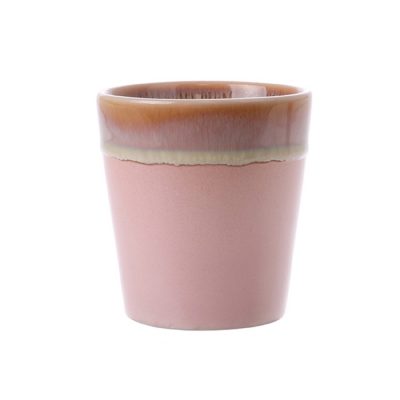 Ceramic 70's Mug Pink
