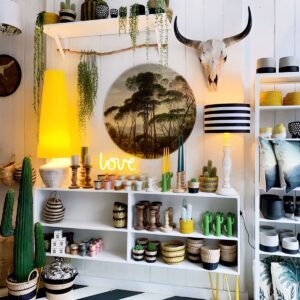 CIRCULAR JUNGLE WALL HANGING