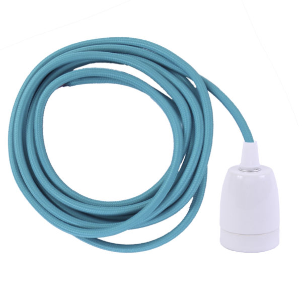 Jade ES27 Flex & Fitting Set with Porcelain Bulb Holder