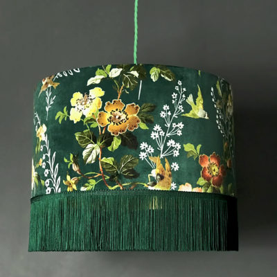 Decadent Collection Of Fringed Lampshades Love Frankie Fringed Lampshades, Velvet Lamp Shade Tassels