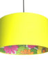 Flower Power Silhouette Lampshade in Sunshine Yellow