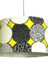 Monochrome Memphis handmade Lampshade in Sunshine Yellow
