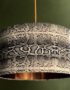 Serpent Snakeskin Linen Lampshade With Gold Lining