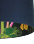 Rabarber Wallpaper Silhouette Lampshade in Deep Space Navy