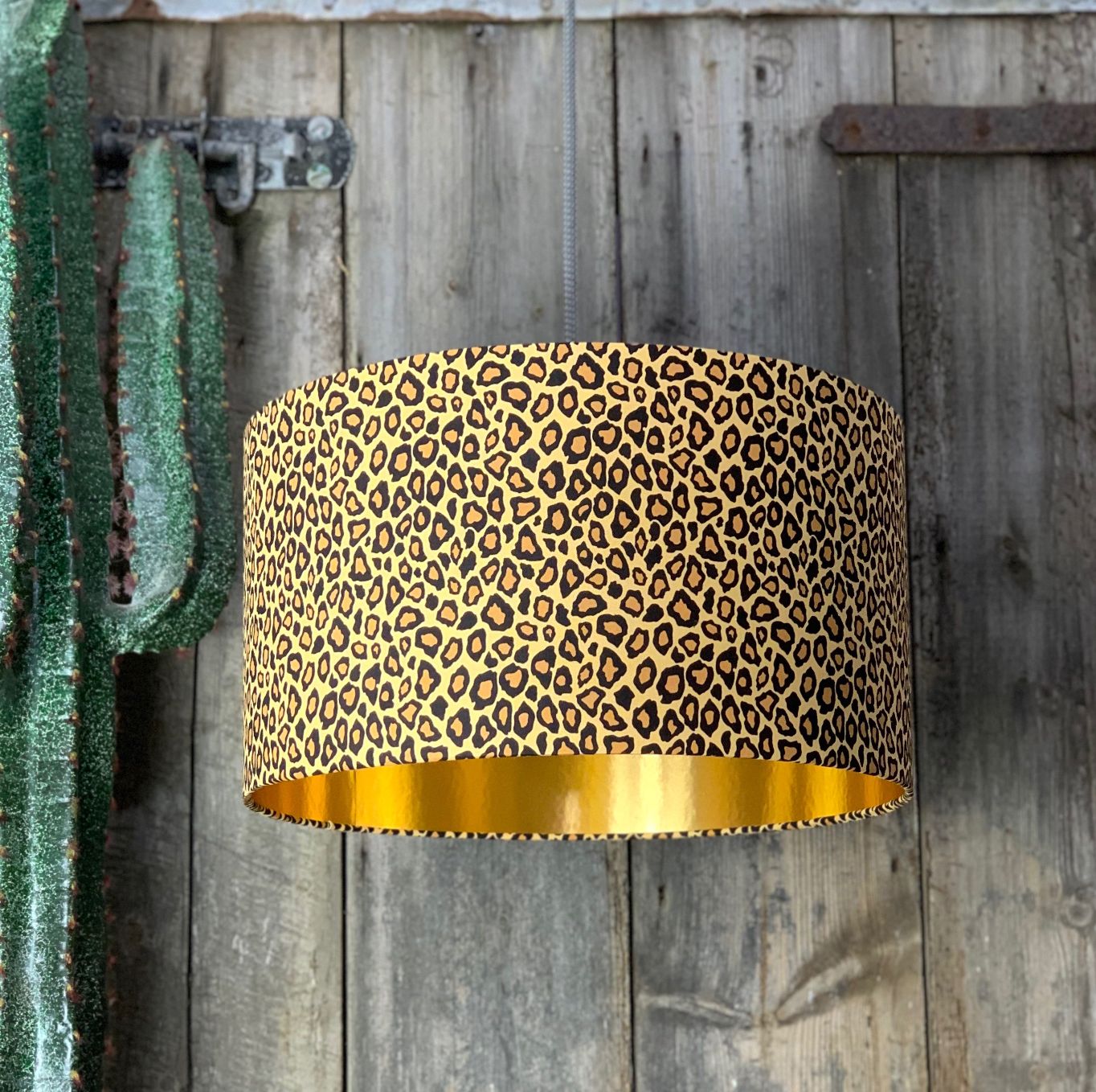 Leopard Print Lampshade With Gold Lining Love Frankie Leopard Print Lampshade With Gold, Leopard Print Lamp Shade Uk