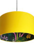 Rabarber Wallpaper Silhouette Lampshade in Egg Yolk Yellow