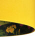 Rabarber Wallpaper Silhouette Lampshade in Egg Yolk Yellow