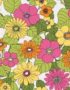 Flower Power Silhouette Lampshade in Sunshine Yellow