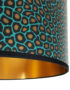 Senzo Spot Animal Print Lampshade With Gold Lining