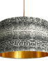 Serpent Snakeskin Linen Lampshade With Gold Lining