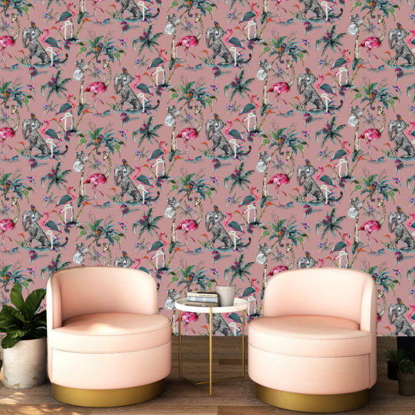 Muck N Brass ChiMiracle Wallpaper - Pink