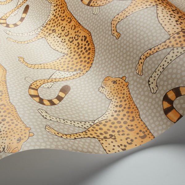 Cole & Son Ardmore Collection: Leopard Walk - 109/2010 Orange and Stone