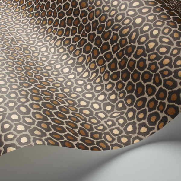 Cole & Son Ardmore Collection Senzo Spot Wallpaper - Brown and Gold - 6027
