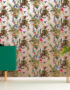 Kooky Lemur Wallpaper in Rose Gold