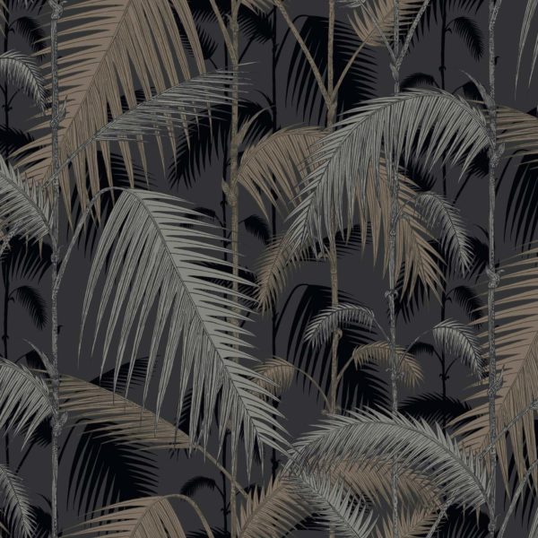 Cole & Son Palm Jungle wallpaper in Metallic Bronze 95/1004