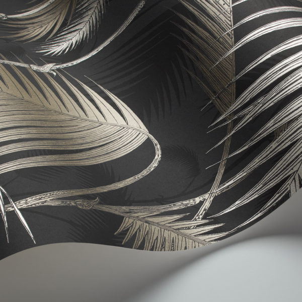 Cole & Son Palm Jungle wallpaper in Metallic Bronze 95/1004