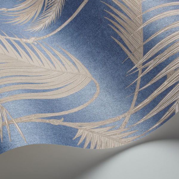Cole & Son Palm Jungle wallpaper in Blue 95/1006