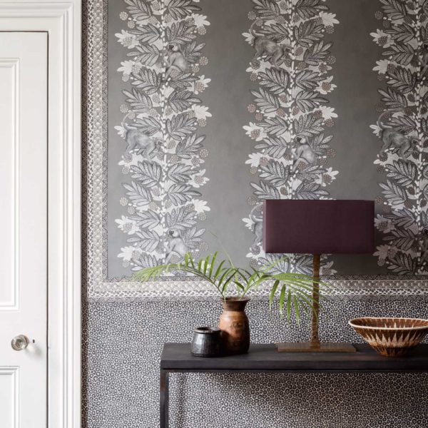 Cole & Son Ardmore Collection Senzo Spot Wallpaper - Black & White - 6031