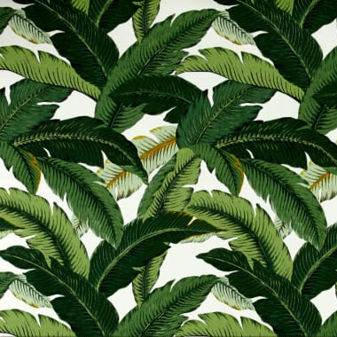 Banana Leaf Tropical fabric in Green
