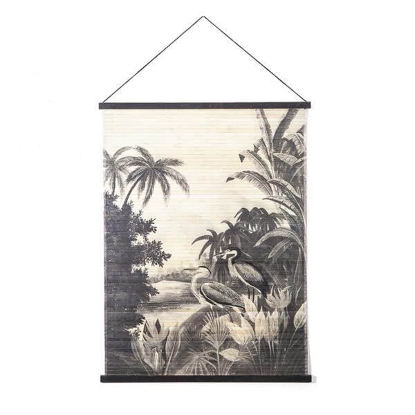 Heron in the Jungle decorative Wall Hanging