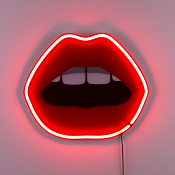 Seletti BLOW Cheeky Neon Lip Light