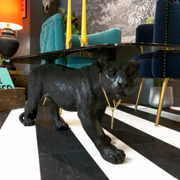 DECADENT BLACK PANTHER COFFEE TABLE
